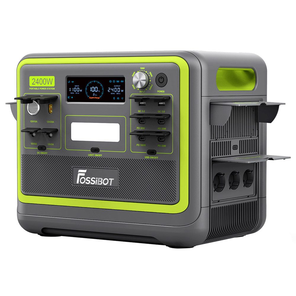 FOSSiBOT F2400 Opvouwbare bolderkar met wielen, licht, compact, belastbaar, voor reizen, kamperen en beweging