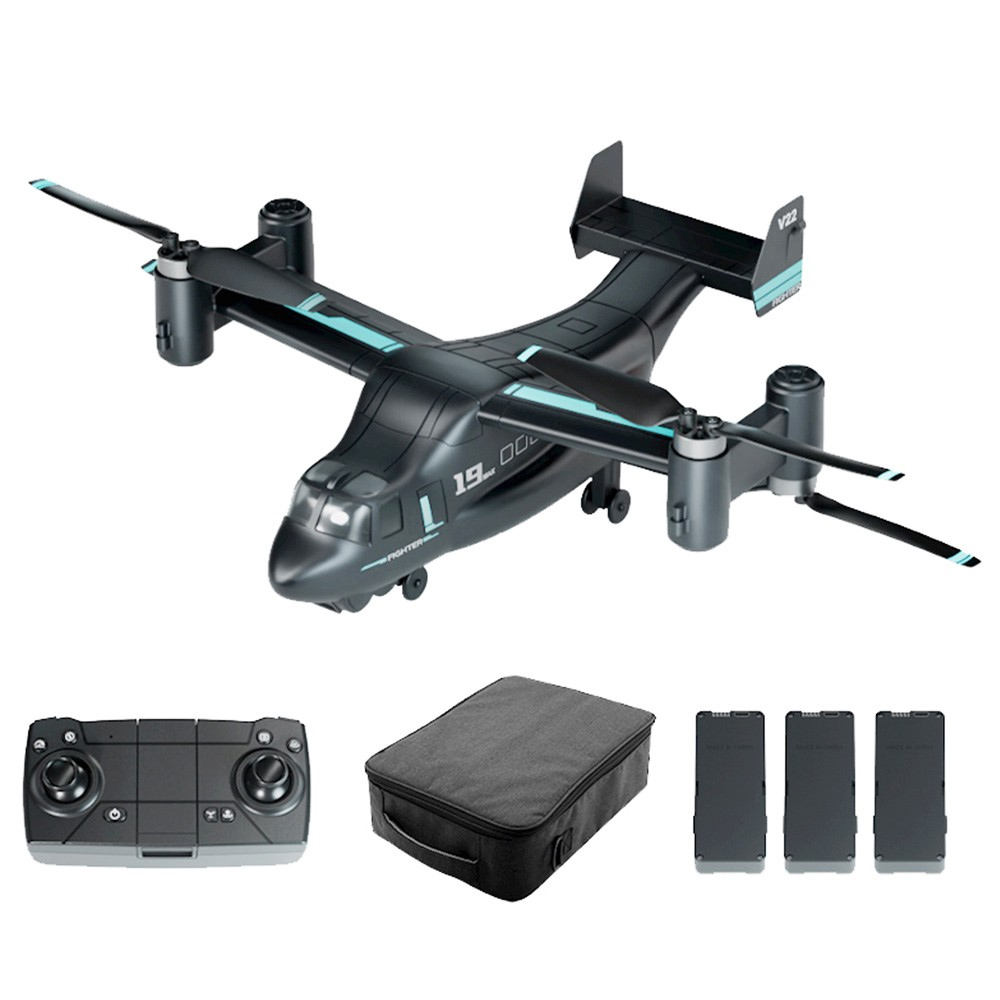 

JJRC X27 RC Drone with 1080P HD Wide-angle Camera, WiFi FPV, GPS Altitude Hold Headless Mode - 3 Batteries