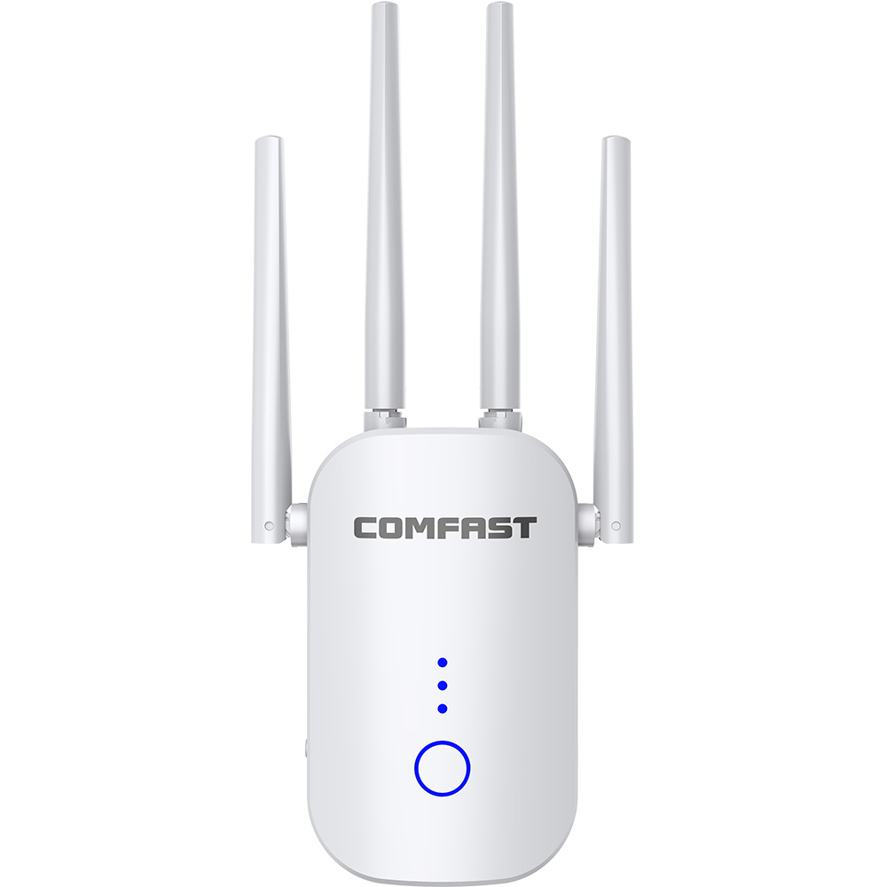 

COMFAST CF-WR758AC WiFi Amplifier 1200Mbps Dual-band Antenna Extender Long Range Wi-Fi Signal Enhancer - EU