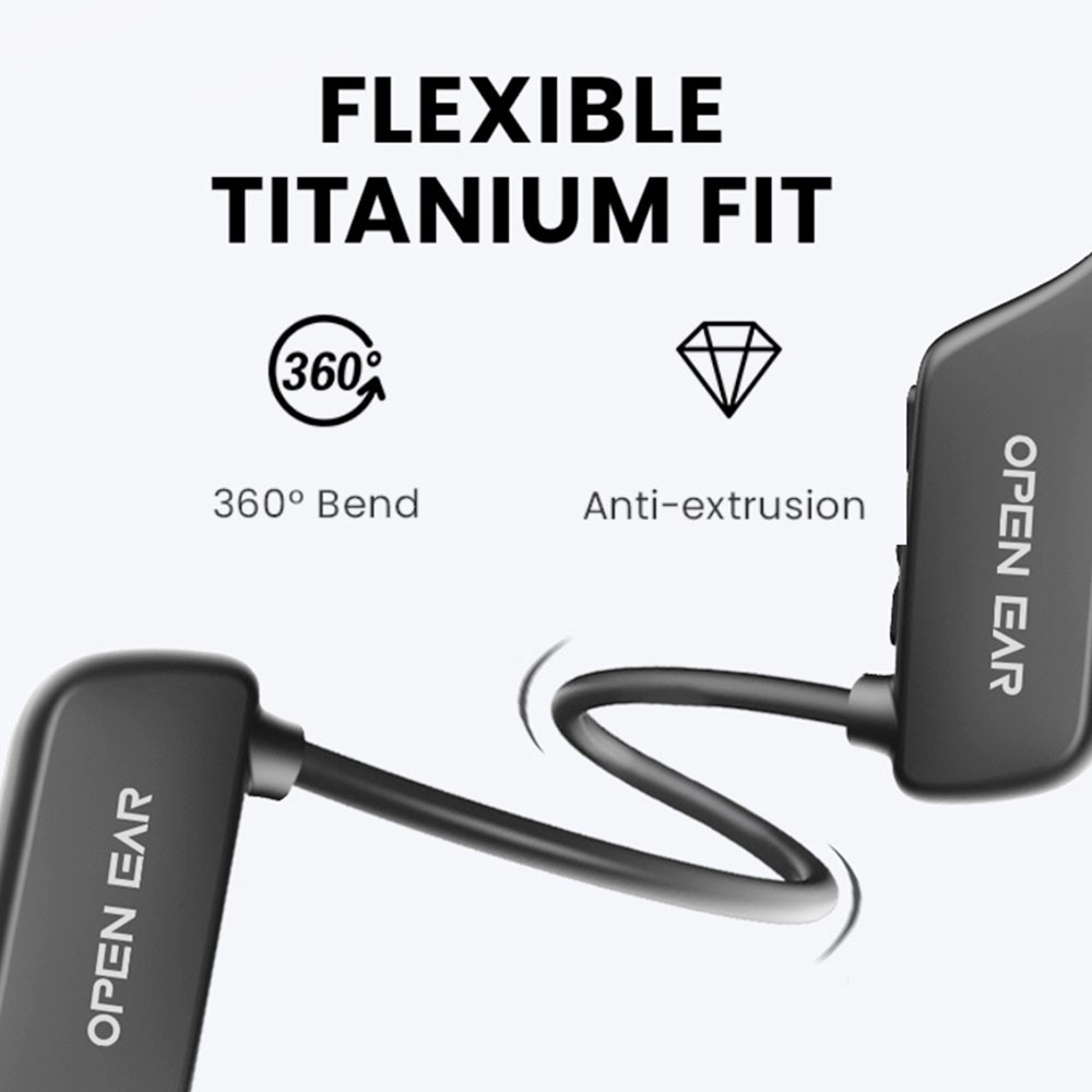 Coowoo OPENEAR Bone-X1 Bone Conduction Earphone Beige