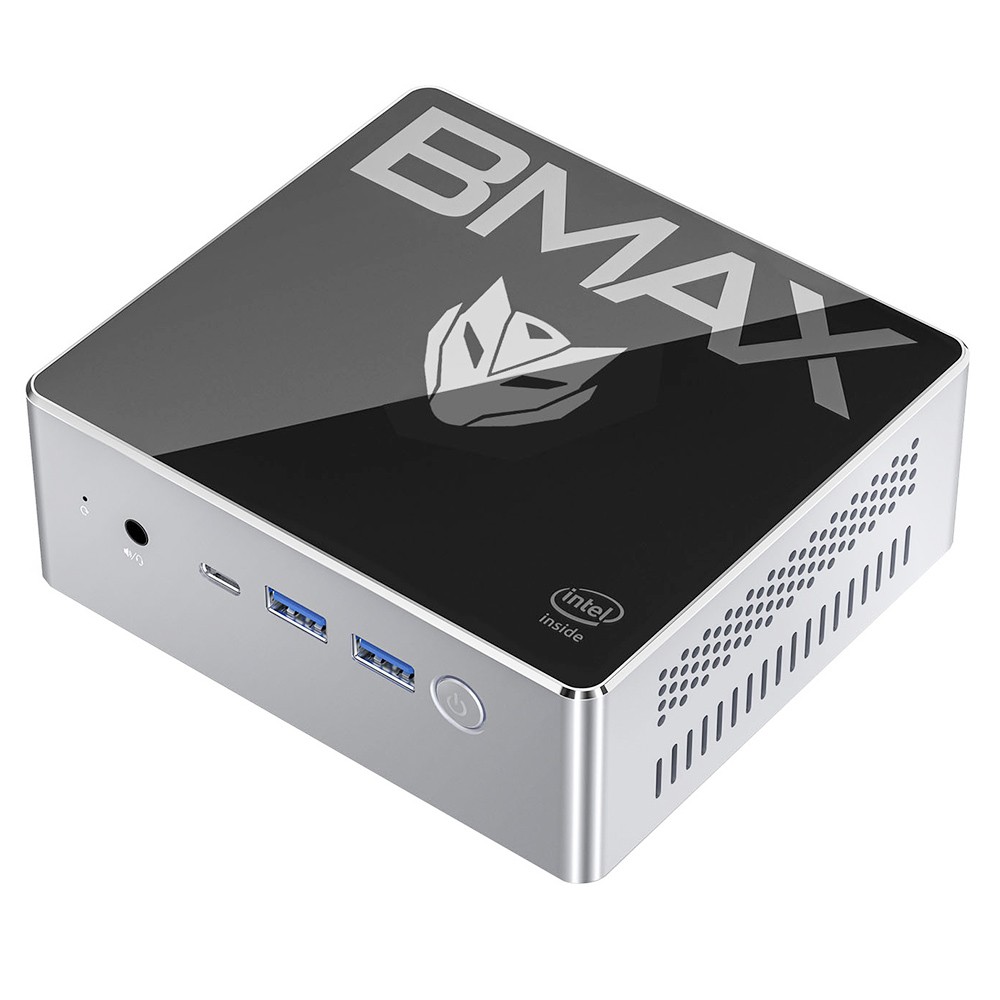 

BMAX B2 Plus Mini PC Intel Gemini Lake N4120 / J4105 8GB DDR4 256GB SSD Windows 11 Pro Bluetooth 5.0 HDMI Type-C 2.4G & 5G WiFi, Orange