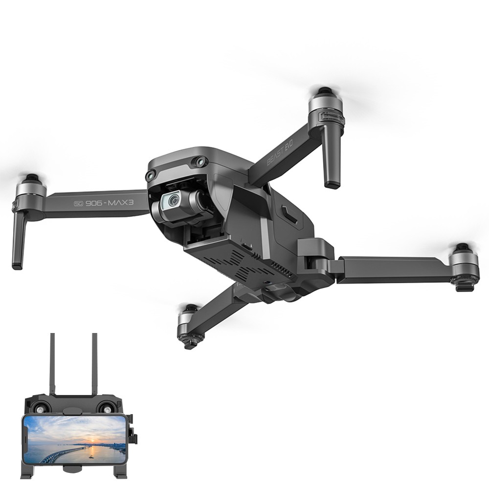 

ZLL SG906 Max 3 RC Drone Visual Obstacle Avoidance 3-Axis Gimbal 4K Camera GPS Smart Follow - 2 Batteries