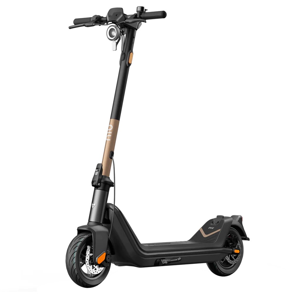 NIU KQi3 Pro Electric Scooter 9.5'' Wheels 350W Rated Motor 25km/h Max Speed APP Control up to 50km Range 120kg Max Weight - Gold