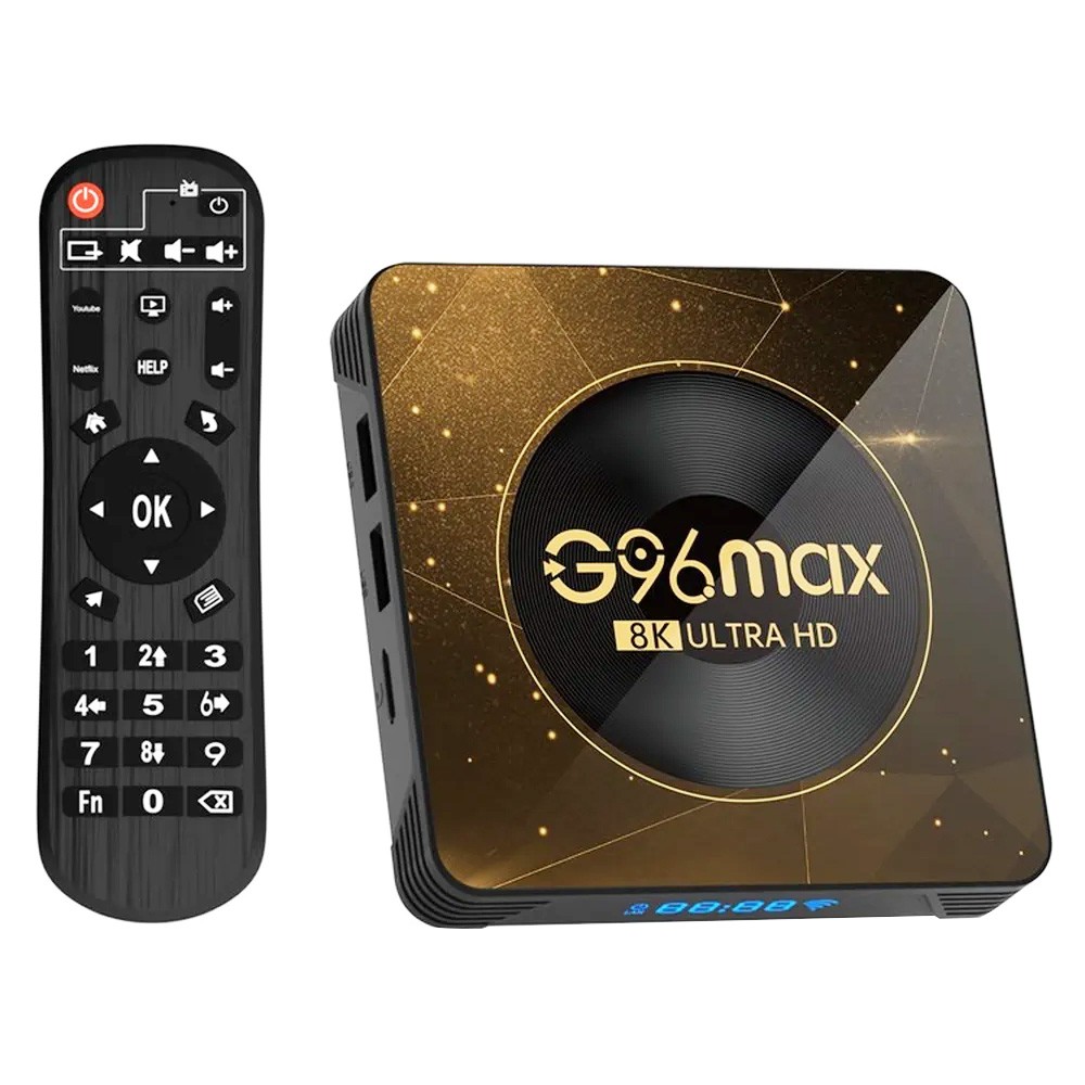 

G96 MAX RK3528 Android 13 TV Box, 4GB RAM 32GB ROM WiFi 6 Bluetooth 5.0 - US