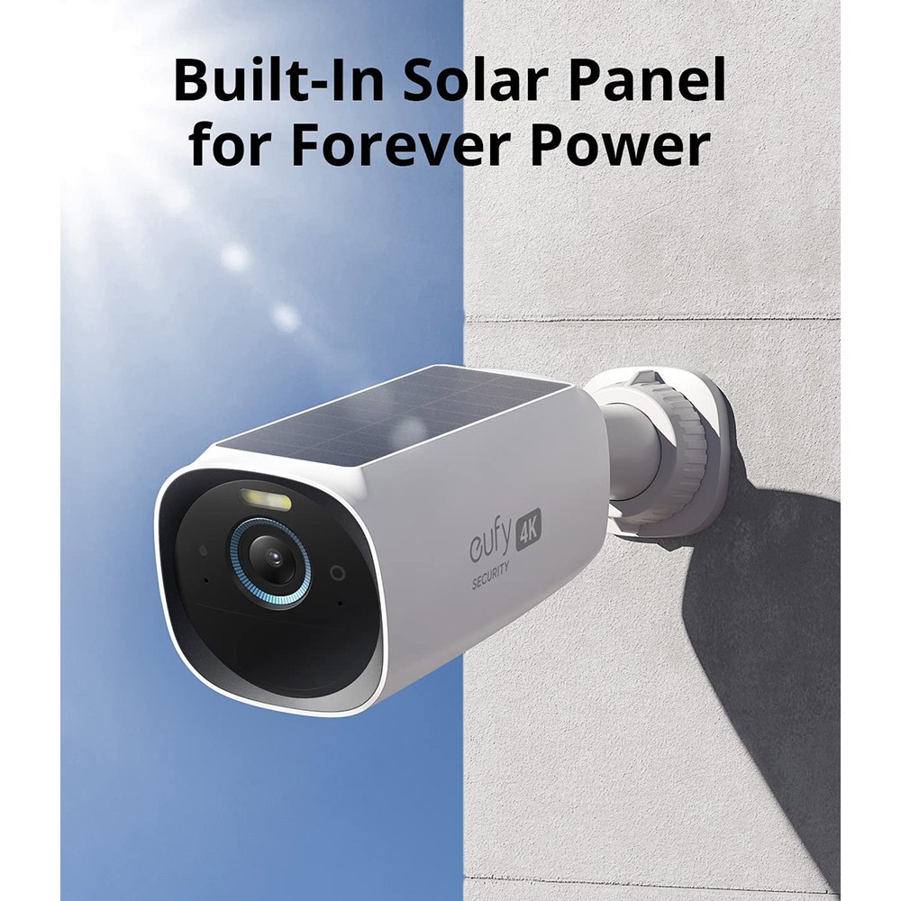 eufy S330 eufyCam 4Cam Kit with 1 TB Hard Drive Solar Powered