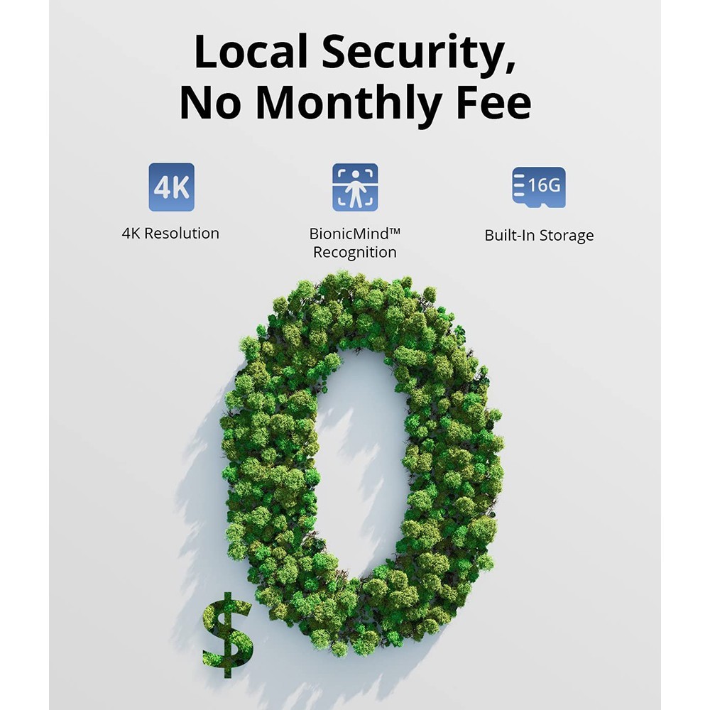 eufy S330 eufyCam 4Cam Kit with 1 TB Hard Drive Solar Powered