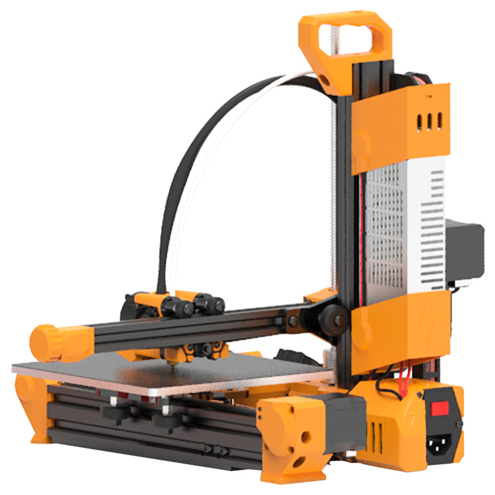 

Lerdge iX 3D Printer Kit, 0.1mm Printing Accuracy, 200mm/s Printing Speed, PEI Flexible Sheet, 3.5 Inch IPS Touch Screen, TMC2226 Silent Driver, Resume Printing, Full-Metal Extruder, 180*180*180mm, V2.0 Version - Orange