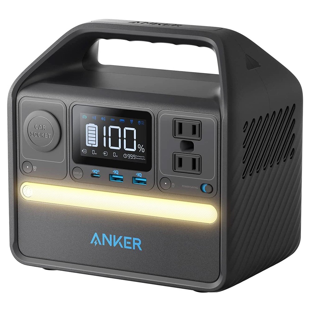 

Anker PowerHouse 521 200W Portable Power Station, 256Wh LiFePO4 Battery Solar Generator, 6 Outputs, Power Saving Mode, LED Light, Quick Recharge in 2.5 Hours, for Outdoor Camping, RV, Black