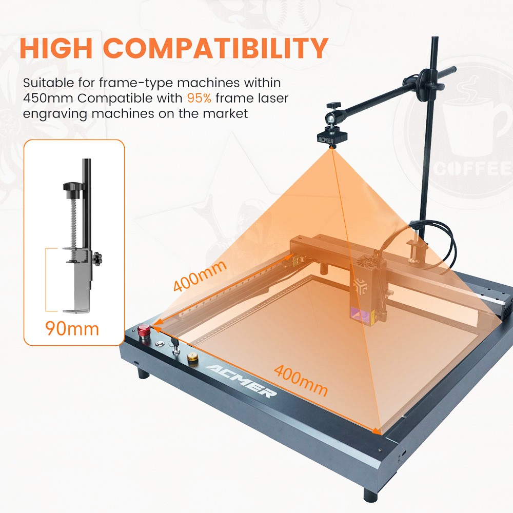 ACMER A500 Lightburn Camera