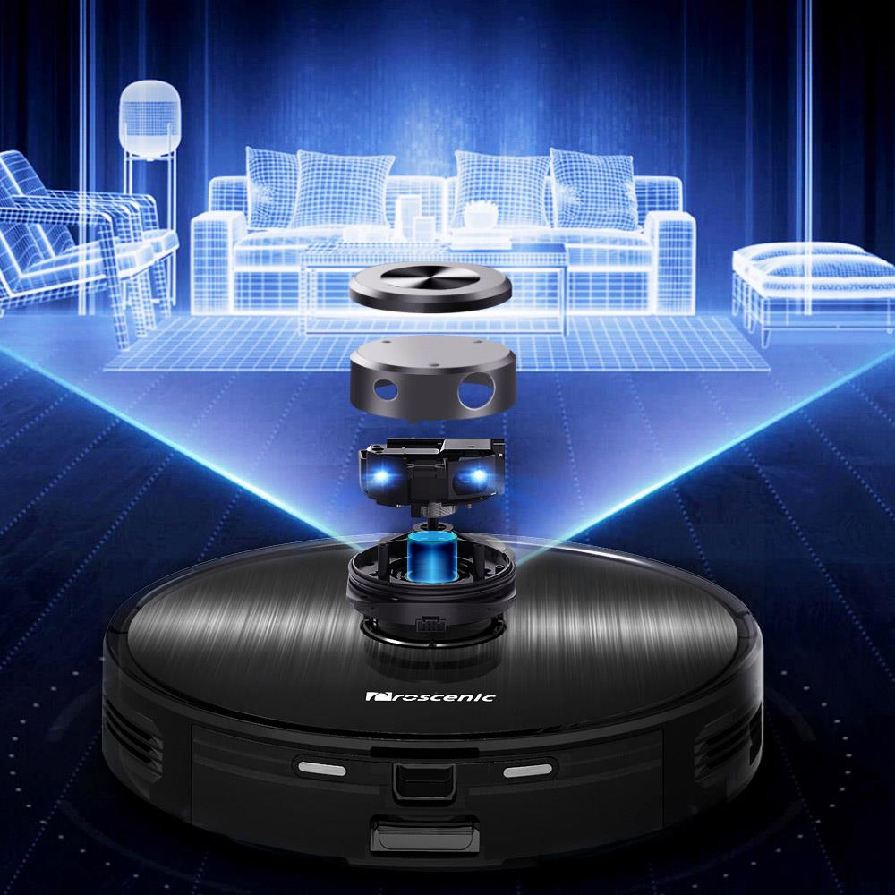 Proscenic M8 Robot Vacuum Cleaner 3000Pa 2 in 1 Vacuuming and Mopping