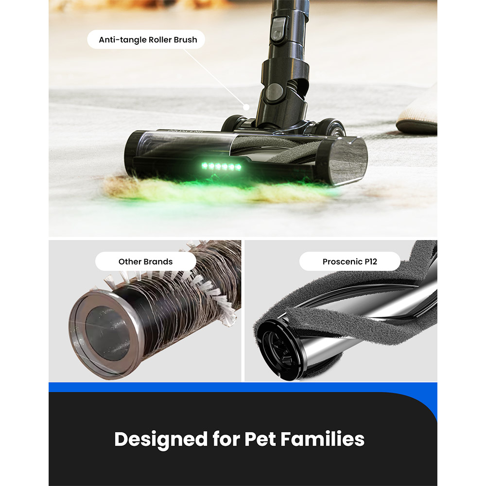 Proscenic P12 Handheld Cordless Vacuum Cleaner