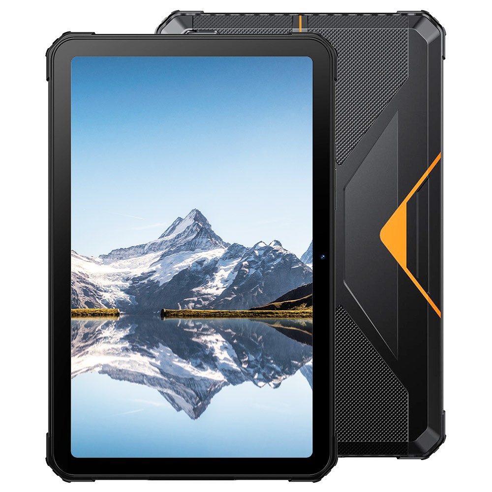 FOSSiBOT DT1 Rugged Tablet, Android 13, 10.4-inch 2000x1200 2K FHD+, MT8788 Octa-core 2.0GHz, 8GB RAM(8GB Expansion)+256GB ROM, 4G Dual SIM, IP68 Water/Dust/Shock-proof, 2.4/5GHz Dual WiFi, GPS GALILEO GLONASS, 11000mAh 18W Fast Reverse Charge-Orange