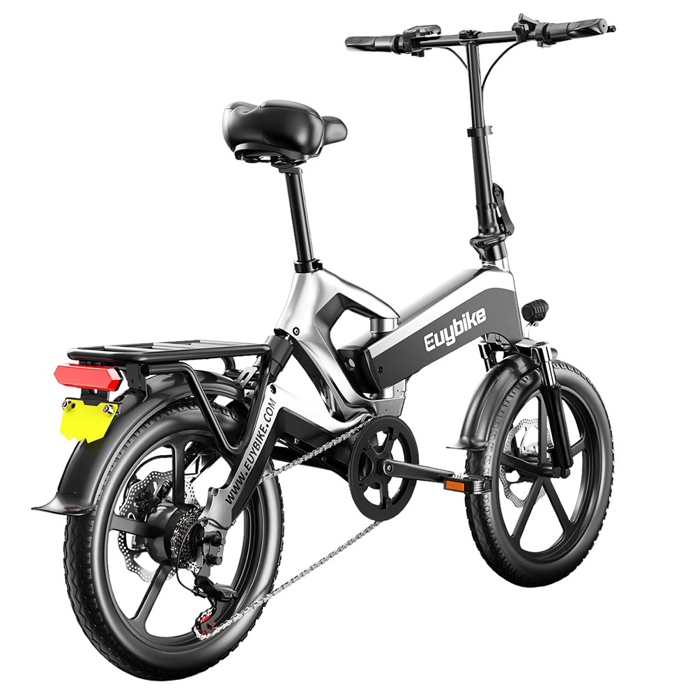 EUY K6 Folding Electric Bike 20 inch Tire 21mph 48V 12.8Ah 500W Motor