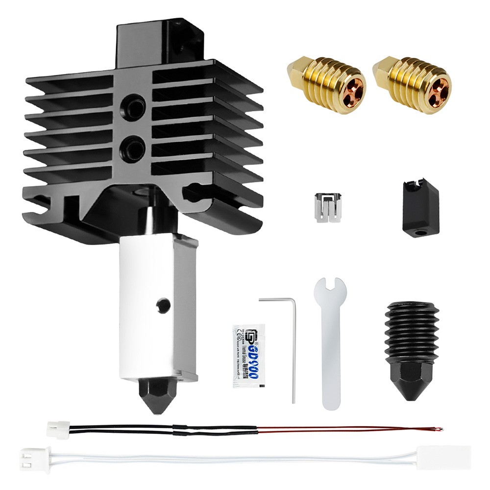 

TWO TREES Bambu Lab X1/P1P Hotend Kit, 500 Celsius High Temperature Printing, CHT Nozzle
