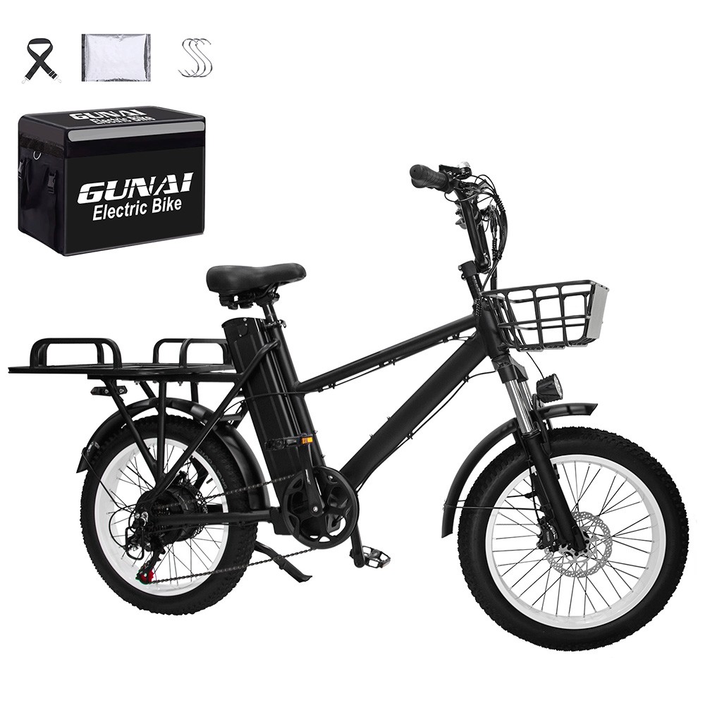 Gunai Gn Electric Cargo Bike Inch V Ah Km H W Motor