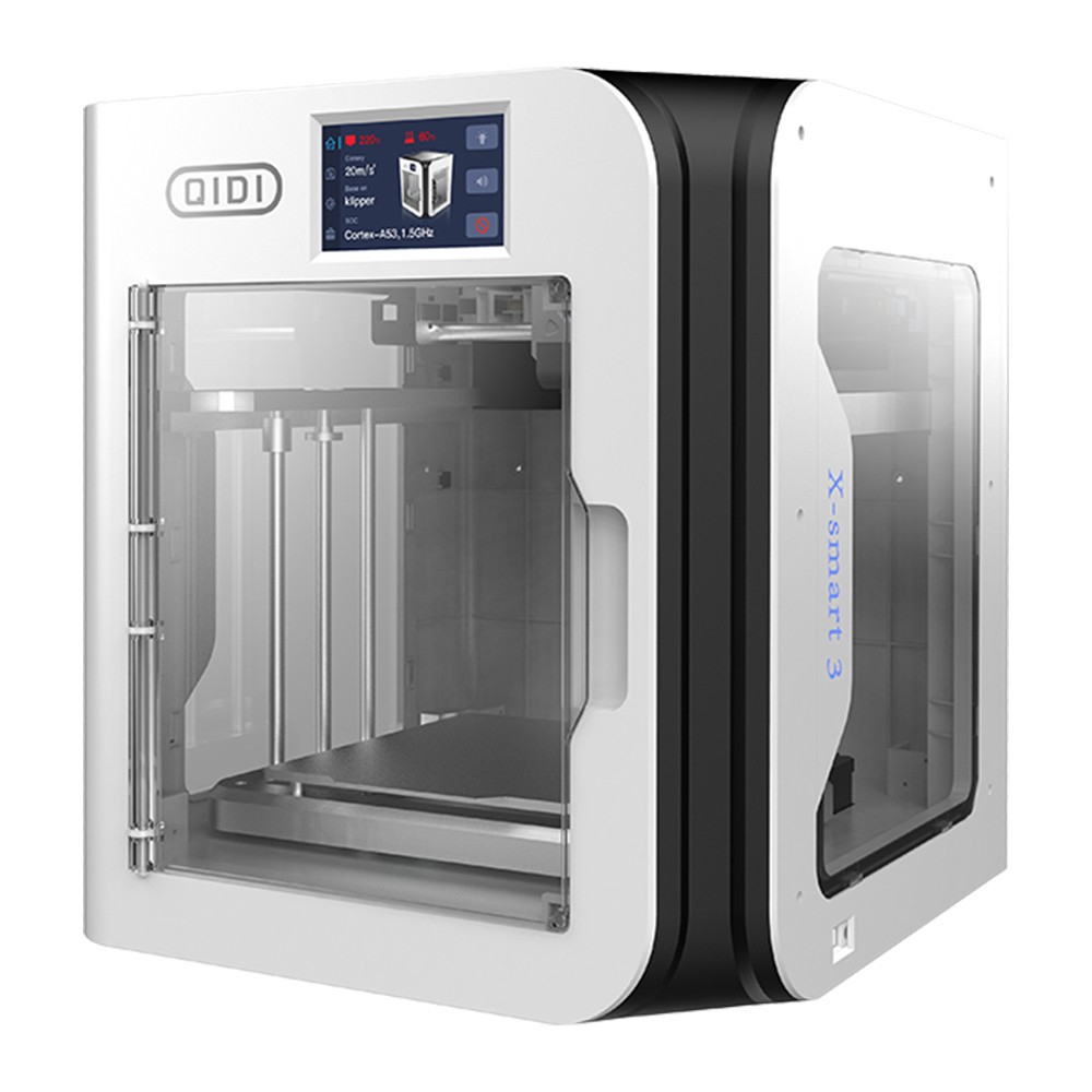 QIDI Tech X-Smart 3 3D Printer, Auto Levelling, 500mm/s Printing Speed, Flexiable HF Board, Filament Detection, Resonance Compensation, 175*180*170mm