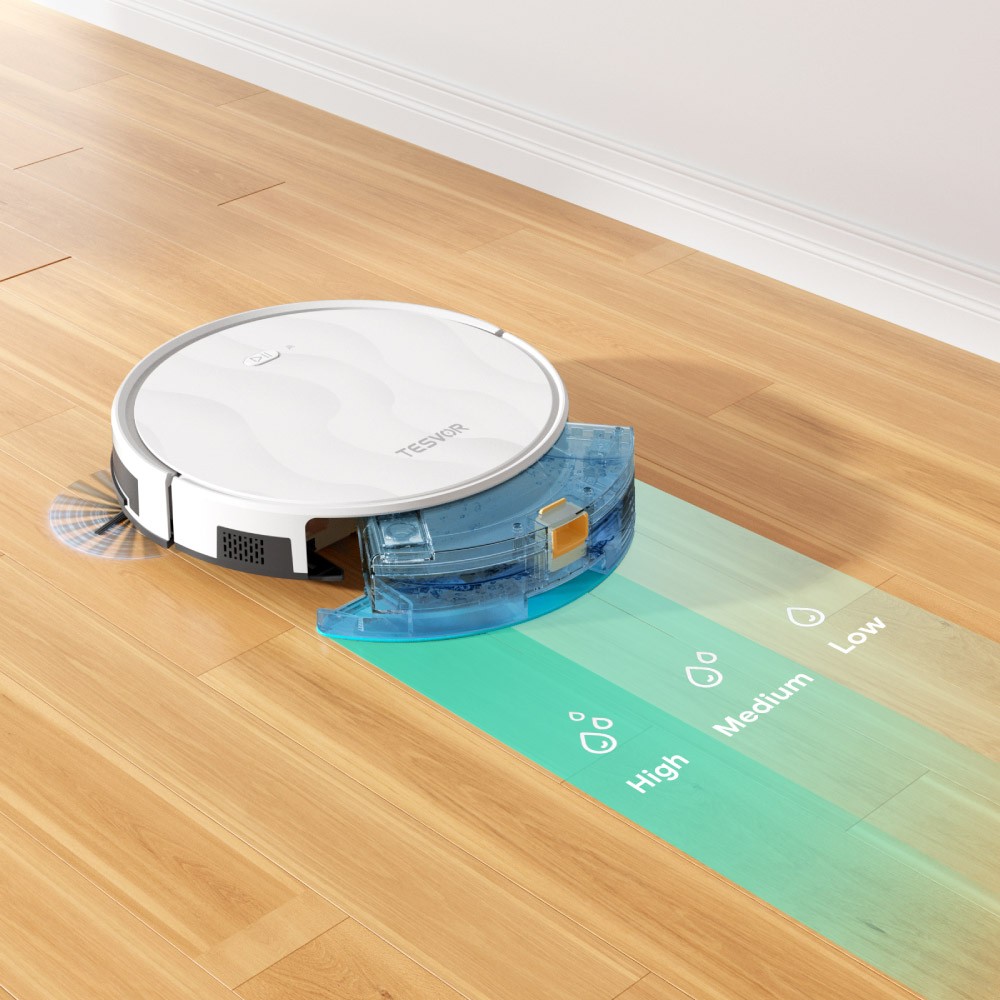 Tesvor M2 Robot Vacuum Cleaner White