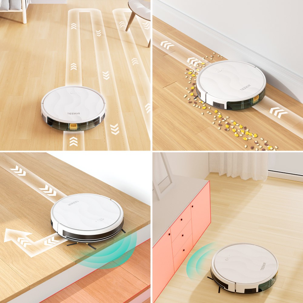 Tesvor M2 Robot Vacuum Cleaner White