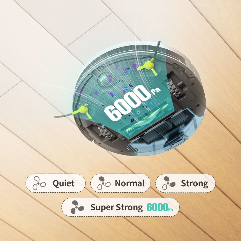 Tesvor S7 Pro Robot Vacuum Cleaner White