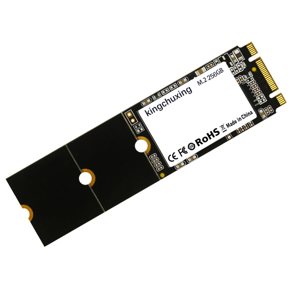 Kingchuxing SSD M2 Sata M.2 NGFF 2242 2260 2280 Detachable Solid State Drive for Desktop Laptop - 256GB