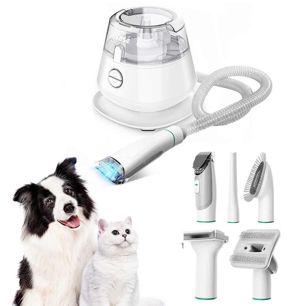 INSE P20 Pro Grooming Kit Pet Hair Clipper Vacuum for Pets Europe