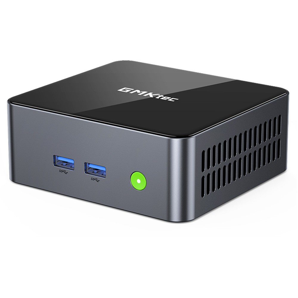 GXMO H90 Mini PC, Intel i7-11390H 4 Cores 8 Threads Up to 5.0 GHz, 16GB DDR4 RAM 512GB SSD, DP (8K) HDMI (4K) Type-C (4K) Triple Screen Display, 4*USB3.2, 2*2.5G RJ45, 1*Audio Jack, WiFi 6 Bluetooth 5.0 – EU Plug