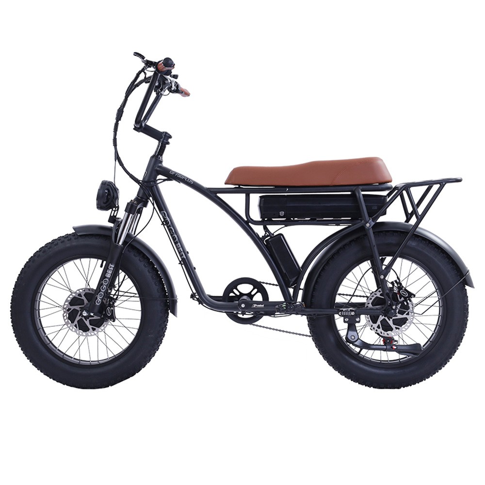 GOGOBEST GF750 Plus E-Bike 20 inch 50km/h 48V 17.5Ah Dual Motor Black ...