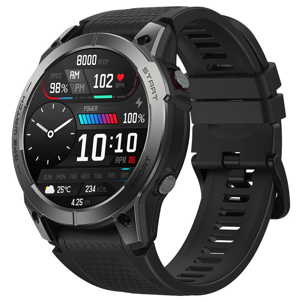 Zeblaze Stratos 3 GPS Smartwatch Black