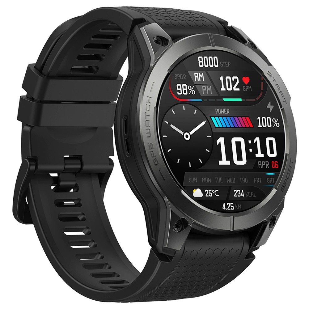 Zeblaze Stratos 3 GPS Smartwatch Black