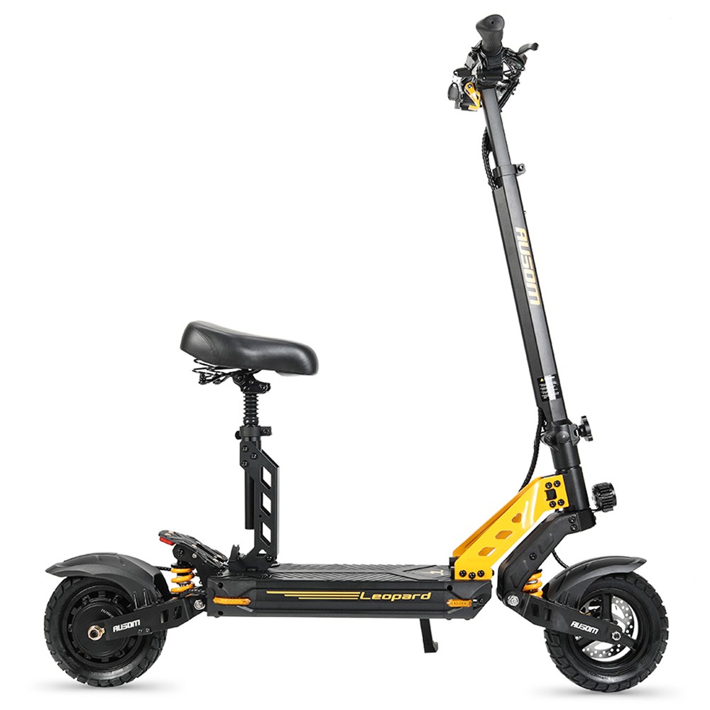 Ausom GX1 Electric Scooter 20km/h 500W Motor 48V 15.6Ah Battery 9″ Pneumatic Tire up to 80km Max Range NFC Lock 46% Effortless Climbing Height adjustable