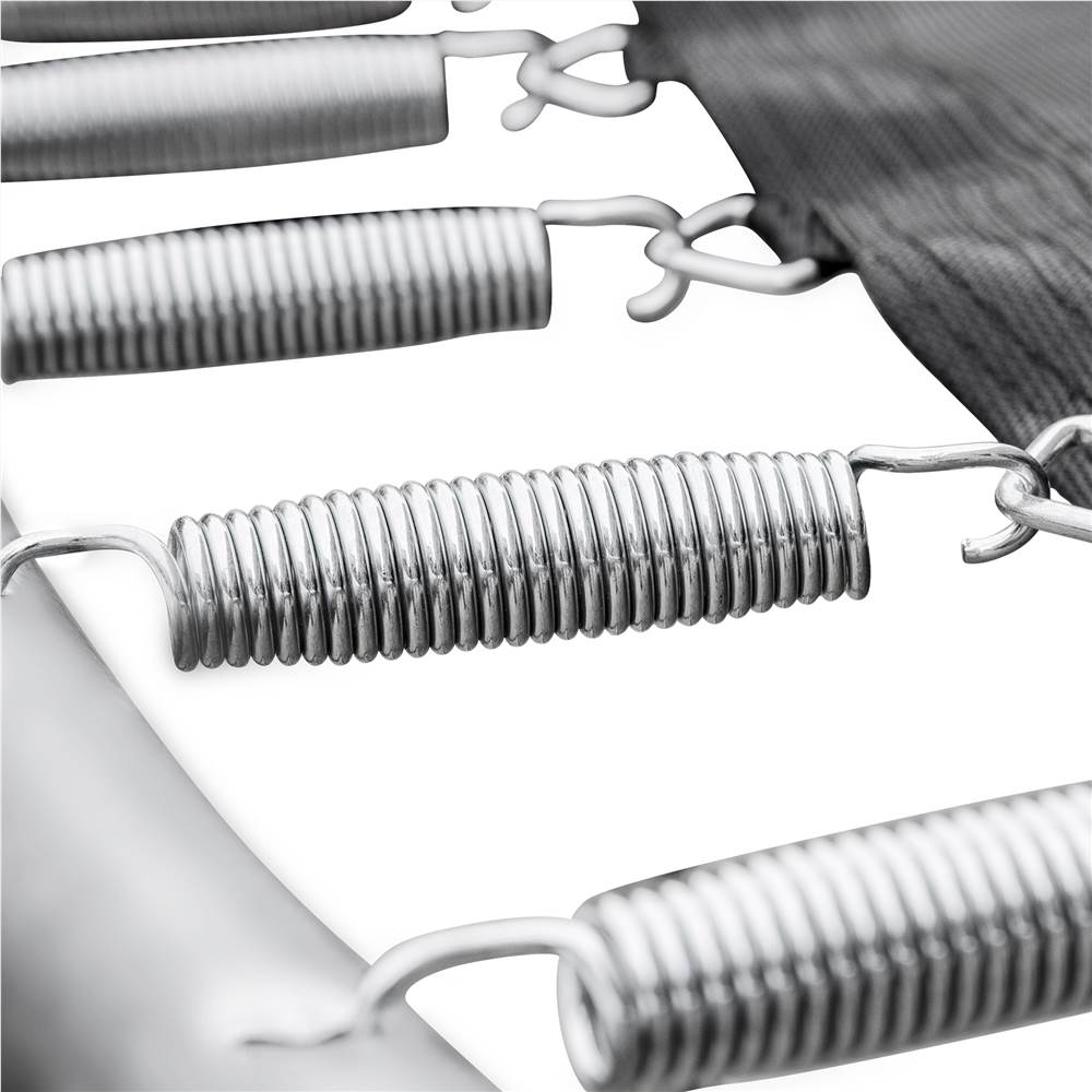 10FT  Trampoline with Basketball Hoop Inflator and Ladder(Inner Safety Enclosure) Green