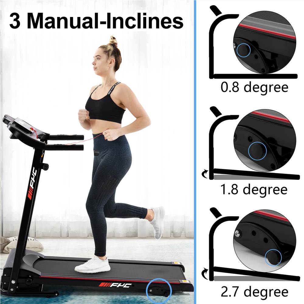 Fyc Folding Treadmills For Home With Bluetooth And Incline Portable