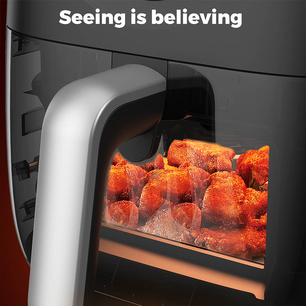 JOYAMI Air Fryer With Window, 5.7L Compact With Online Recipes 10 thumbnail image