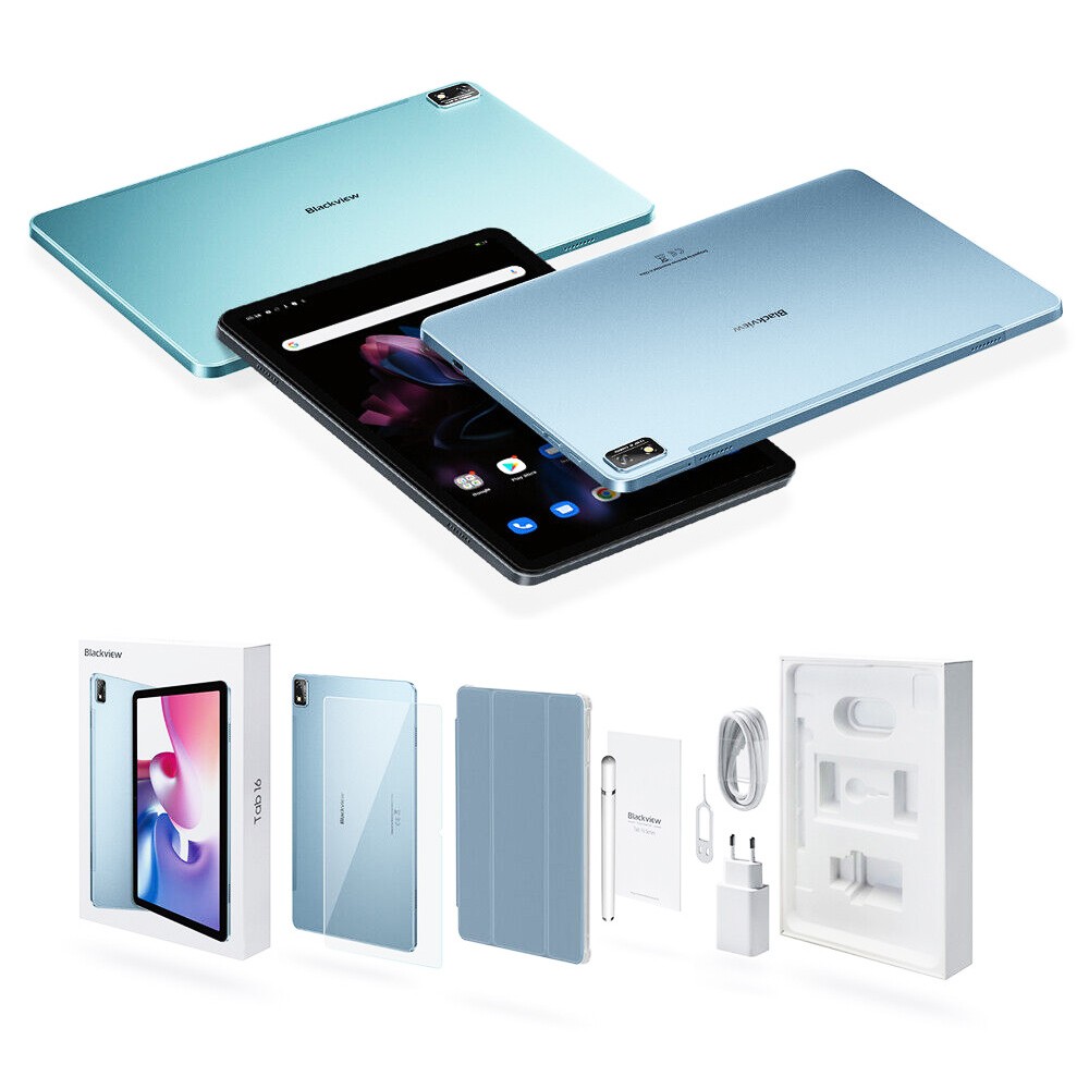 Blackview Tab 16 4G Tablet 8GB RAM 256GB ROM Blue