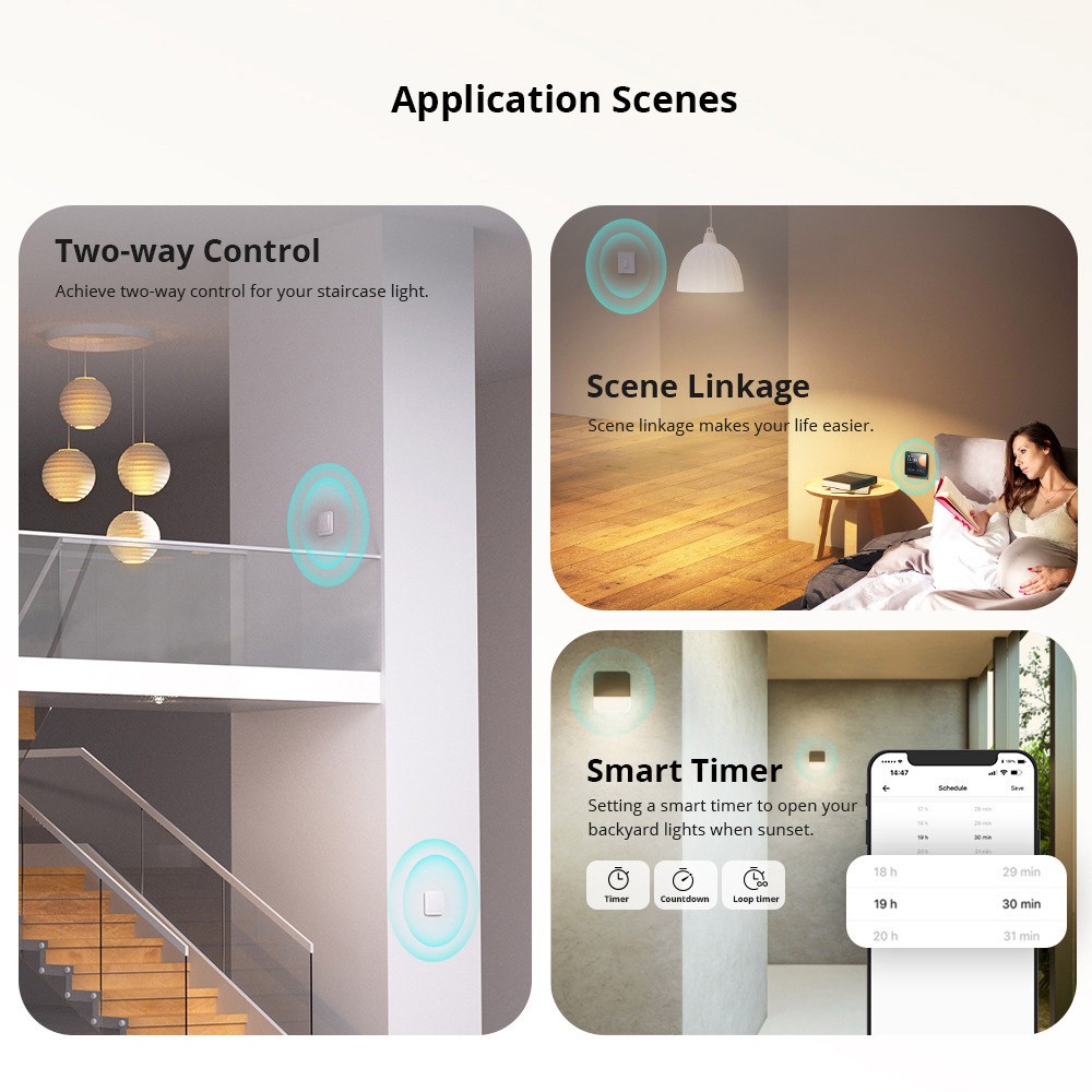 thumbnail interactive-video image 1 of SONOFF Zigbee 3.0 Smart Switch ZBMINI-L2 - Two Way Relay Module, APP Control, Works With Alexa & Google, 1-5PCS 1 of 3