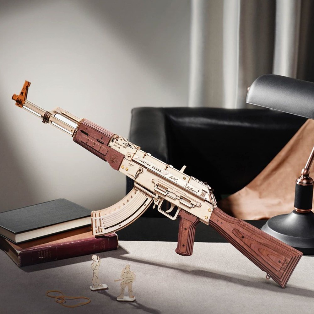 ROKR Assault Rifle AK-47 Wooden Puzzle Kit | Europe