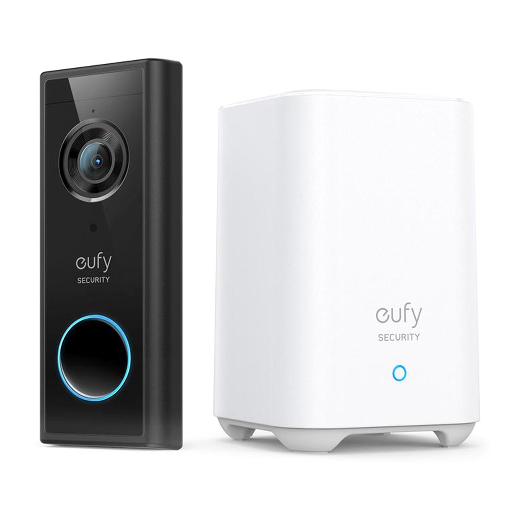 eufy S220 Video Doorbell Kit, 2K HD Resolution, Human Detection, 2-Way Audio, 180-day Battery Life, No Monthly Fee