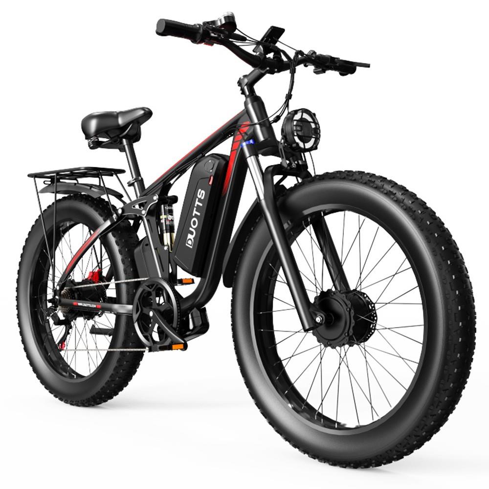 DUOTTS S26 Electric Bike 26 inch 50km/h 48V 19.2Ah 750W Dual Motor