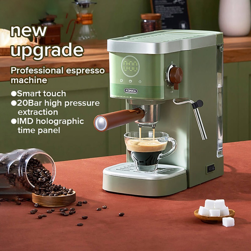 KONKA KCFCS3 Espresso Coffee Machine EU Plug Green