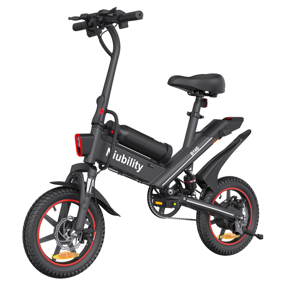 NIUBILITY B14S Electric Bike 400W Motor 48V 15Ah 32km/h Speed Black