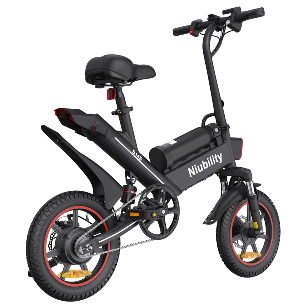 NIUBILITY B14S Electric Bike 400W Motor 48V 15Ah 32km/h Speed Black