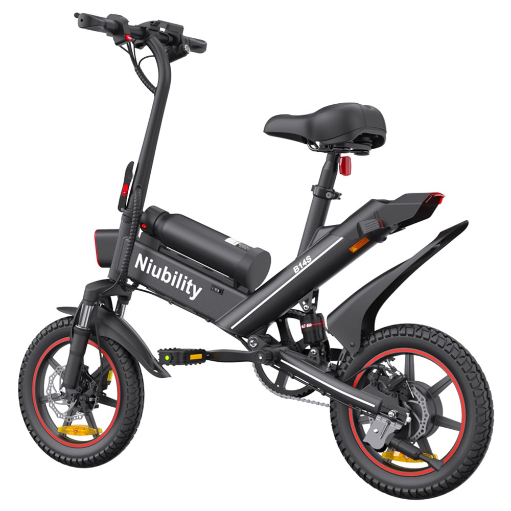 NIUBILITY B14S Electric Bike 400W Motor 48V 15Ah 32km/h Speed Black