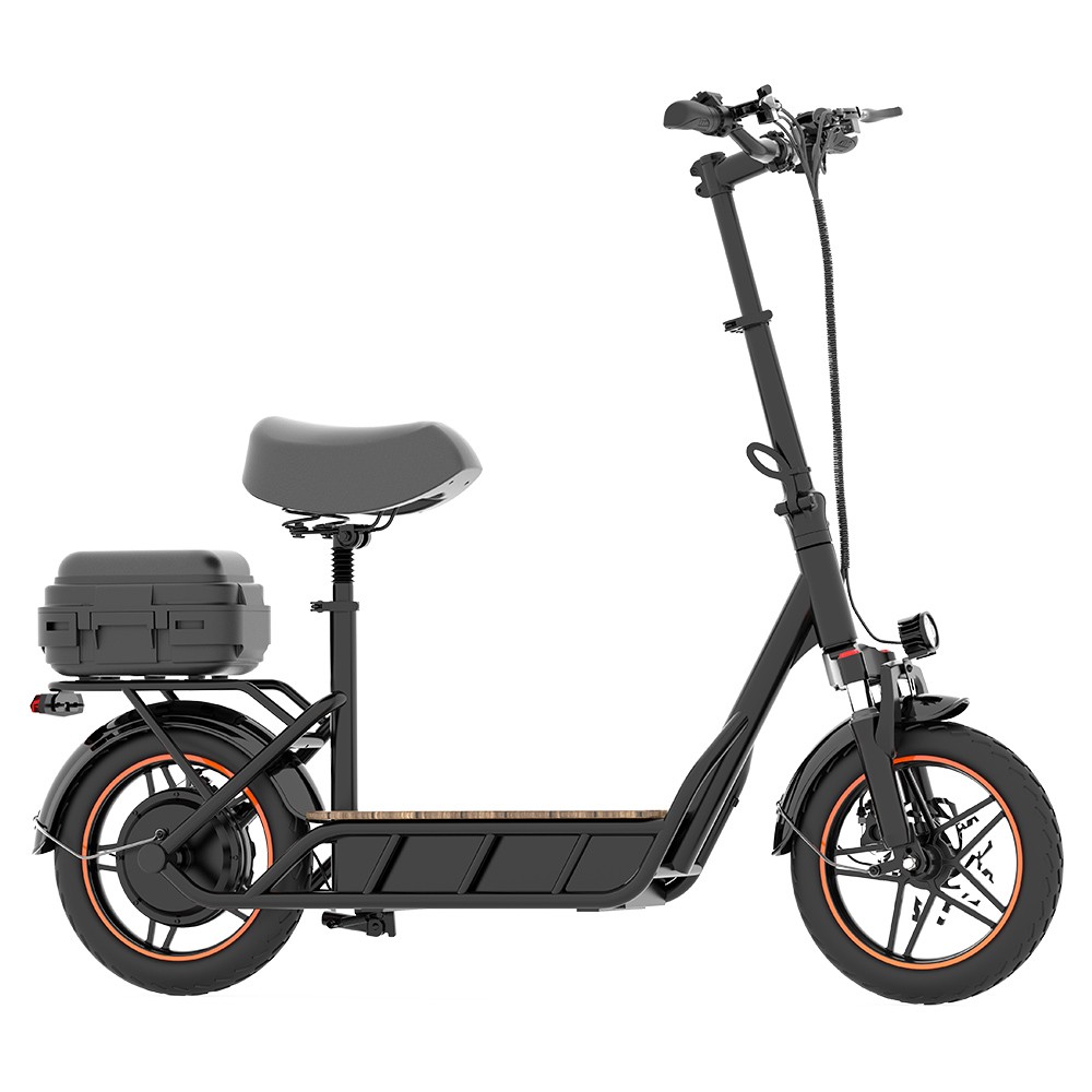 Kukirin C1 Pro Electric Scooter Widen Pneumatic Tire 500W Motor 45km/h Max Speed 48V 25Ah Battery 100km Range One-click Folding, Solid wood pedal, Turn signal