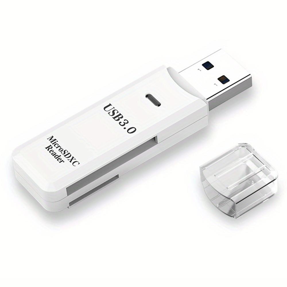 Lettore di schede SD USB 3.0 Velocità di trasmissione 5 Gbps Bianco
