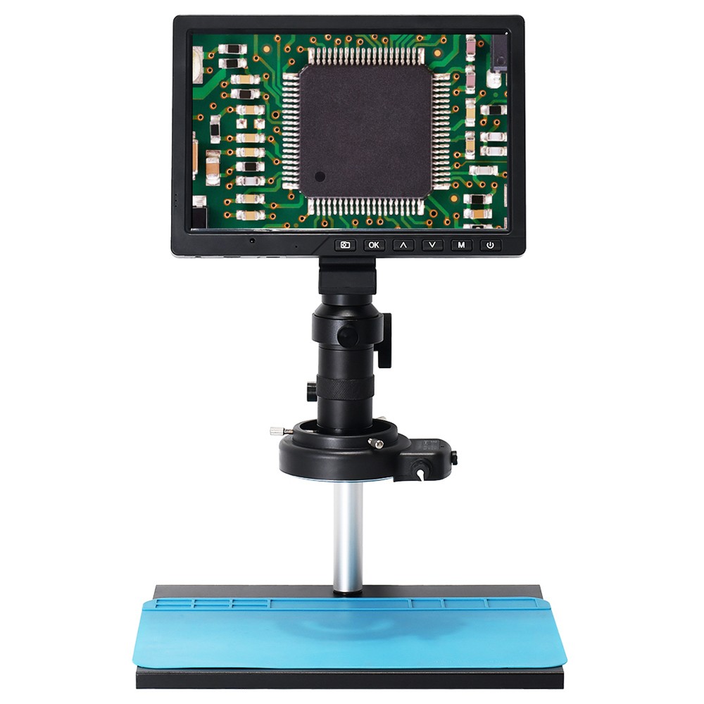 HAYEAR  HY-1090-11A 10.1inch LCD HD Digital Microscope with 150X C-Mount Lens, 16 megapixel - EU Plug