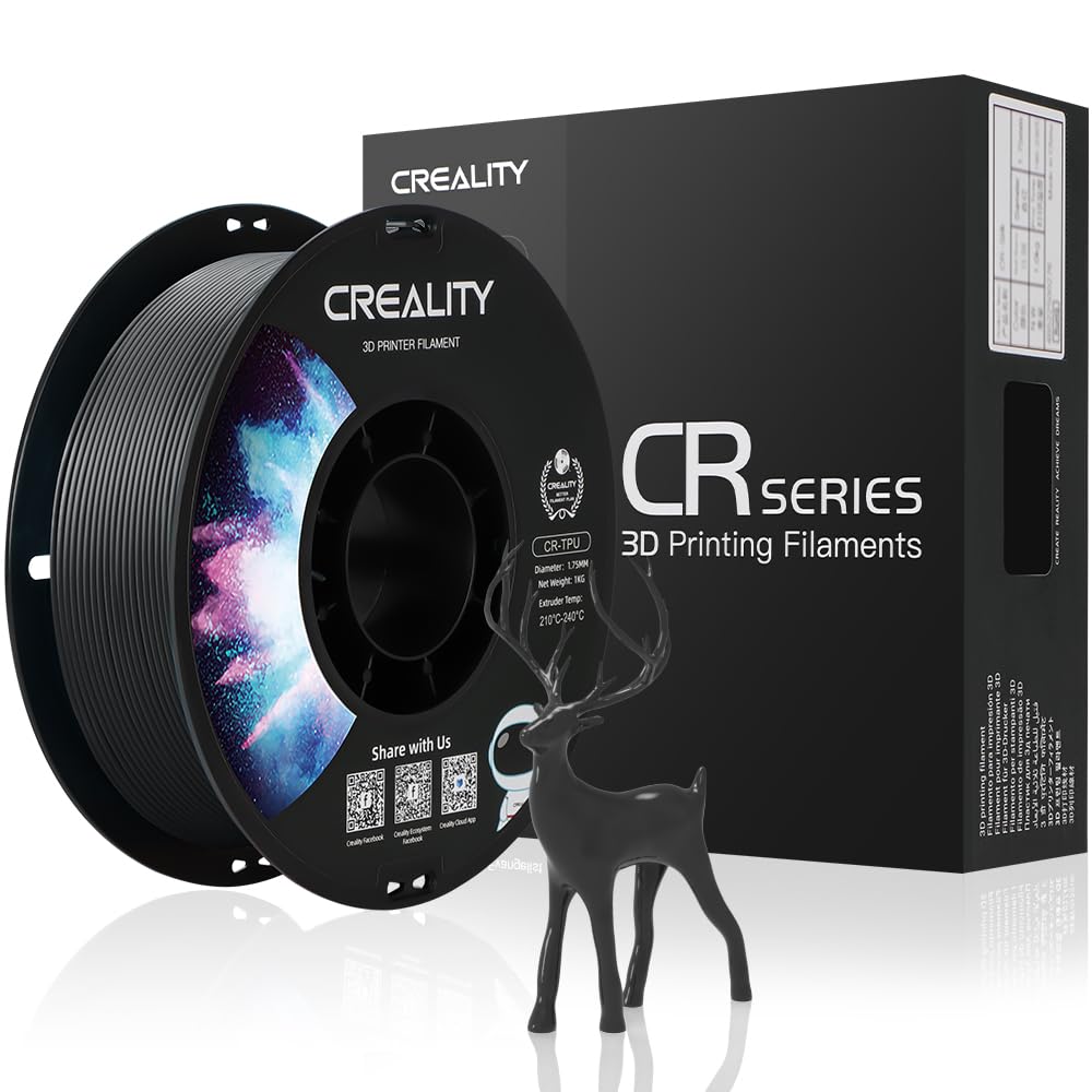 

Creality CR Series TPU Filament 1.75mm 1KG - Black