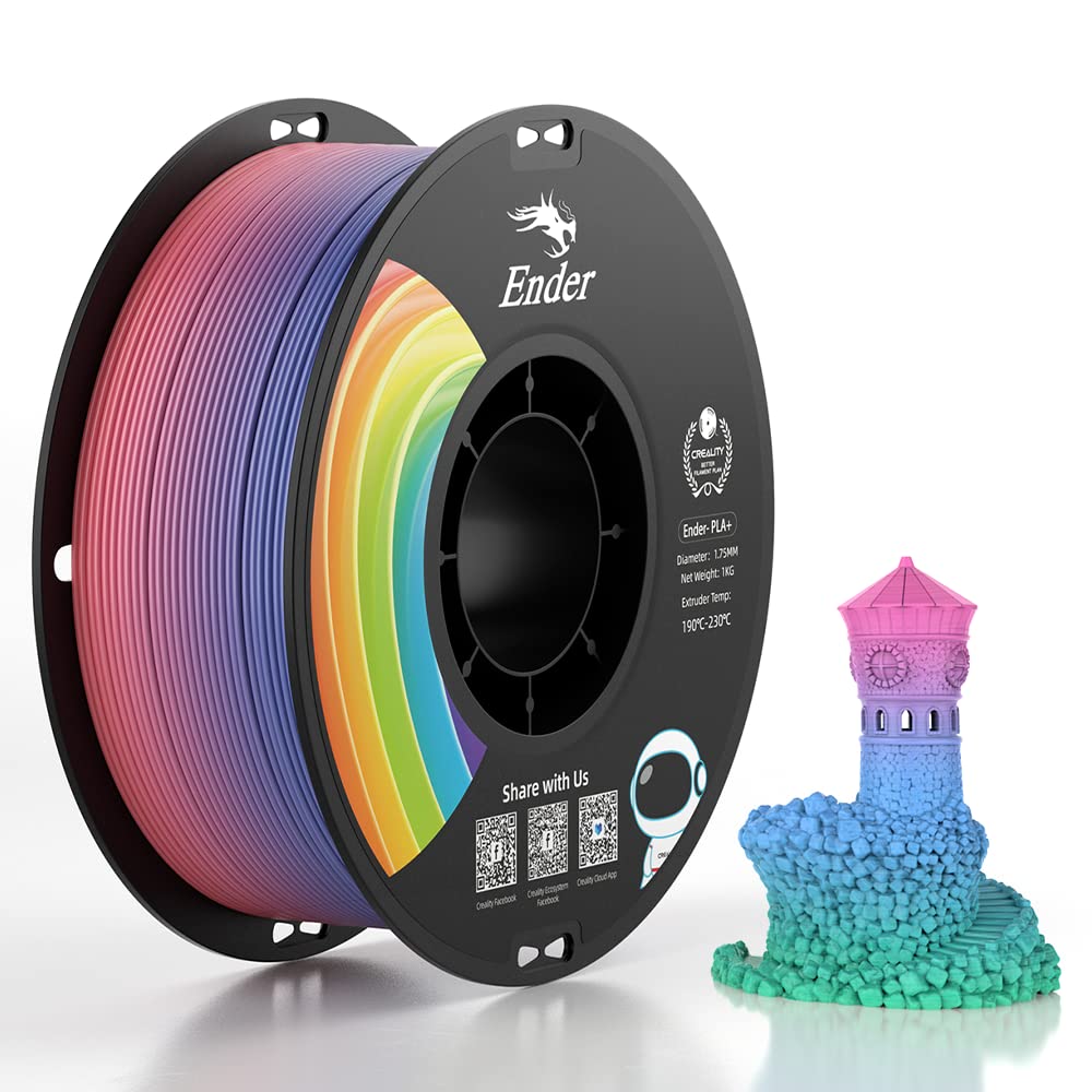 Creality Ender PLA+ 3D Printing Filament Rainbow Poland