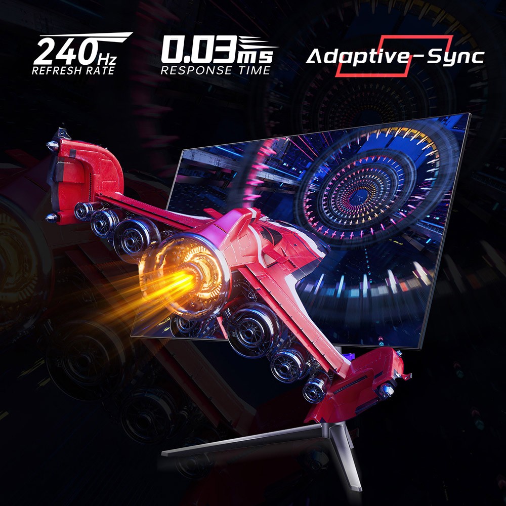 KTC G27P6 27-Inch OLED Gaming Monitor with 2560x1440, 240Hz Refresh