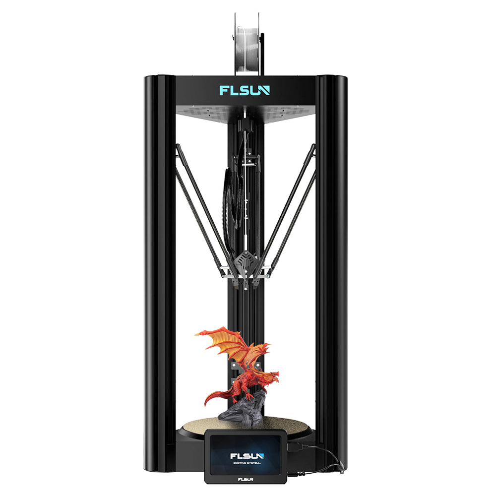 FLSUN V400 FDM 3D Printer, 600mm/s Fast Printing, Auto Leveling, Dual Drive Extruder, 300*300*410mm