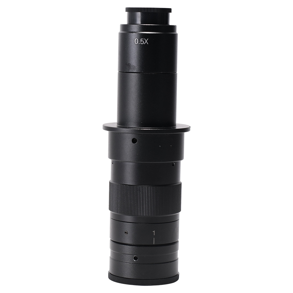 

HAYEAR 180X Microscope C-Mount Lens, Adjustable Monocular Zoom Industry Optical Lens
